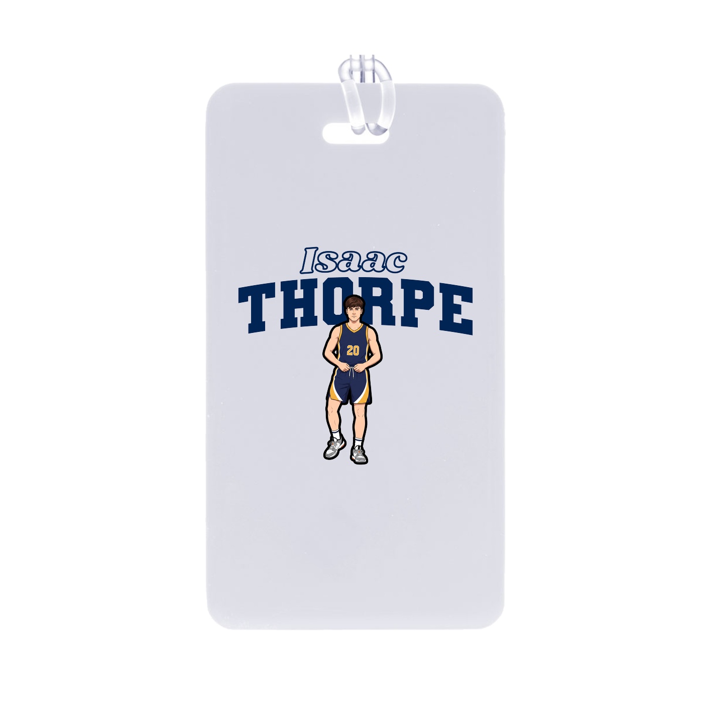 Bag Tag — Name Arch in Classic