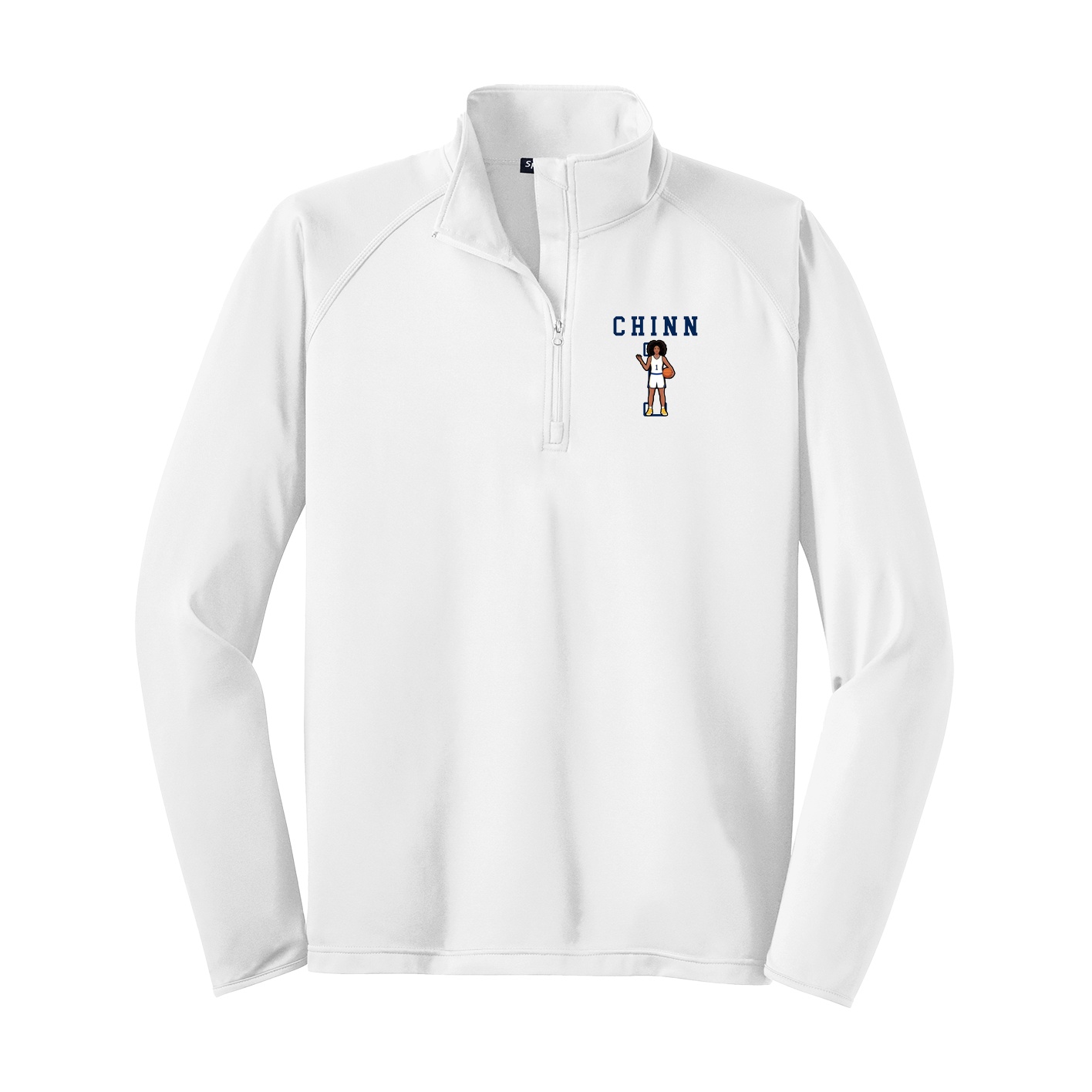 Q-Zip Pullover — Shirsey in White