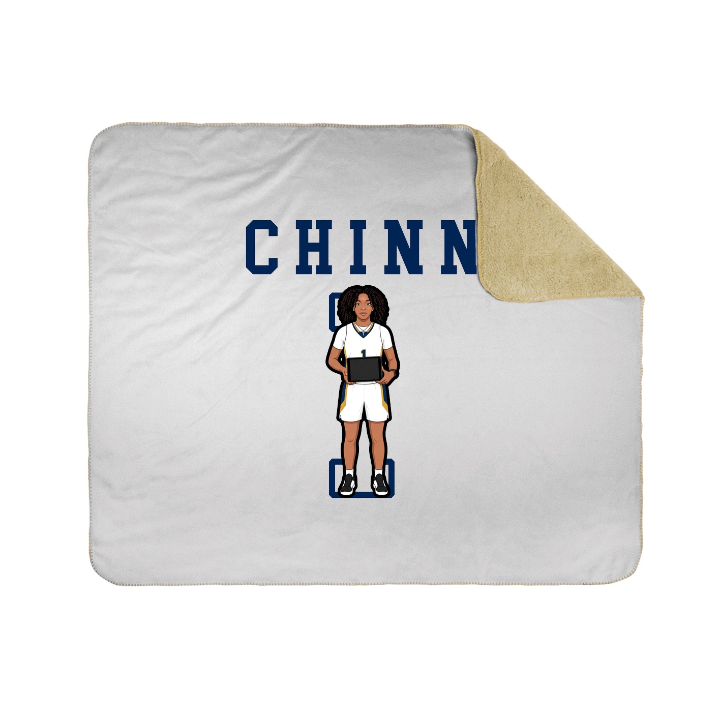 Throw Blanket — Shirsey in White