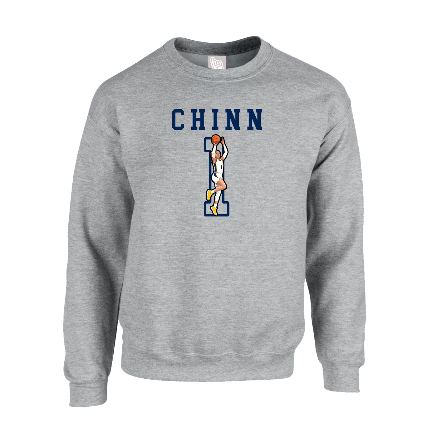 Fleece Crew — Shirsey in Grey