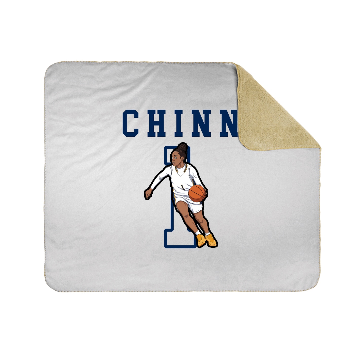 Throw Blanket — Shirsey in White