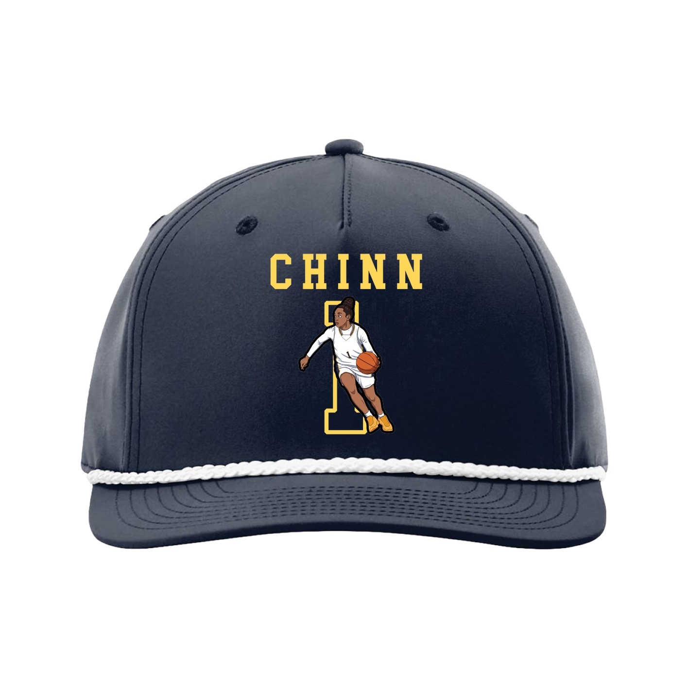 Five-Panel Classic Rope Cap — Shirsey in Navy