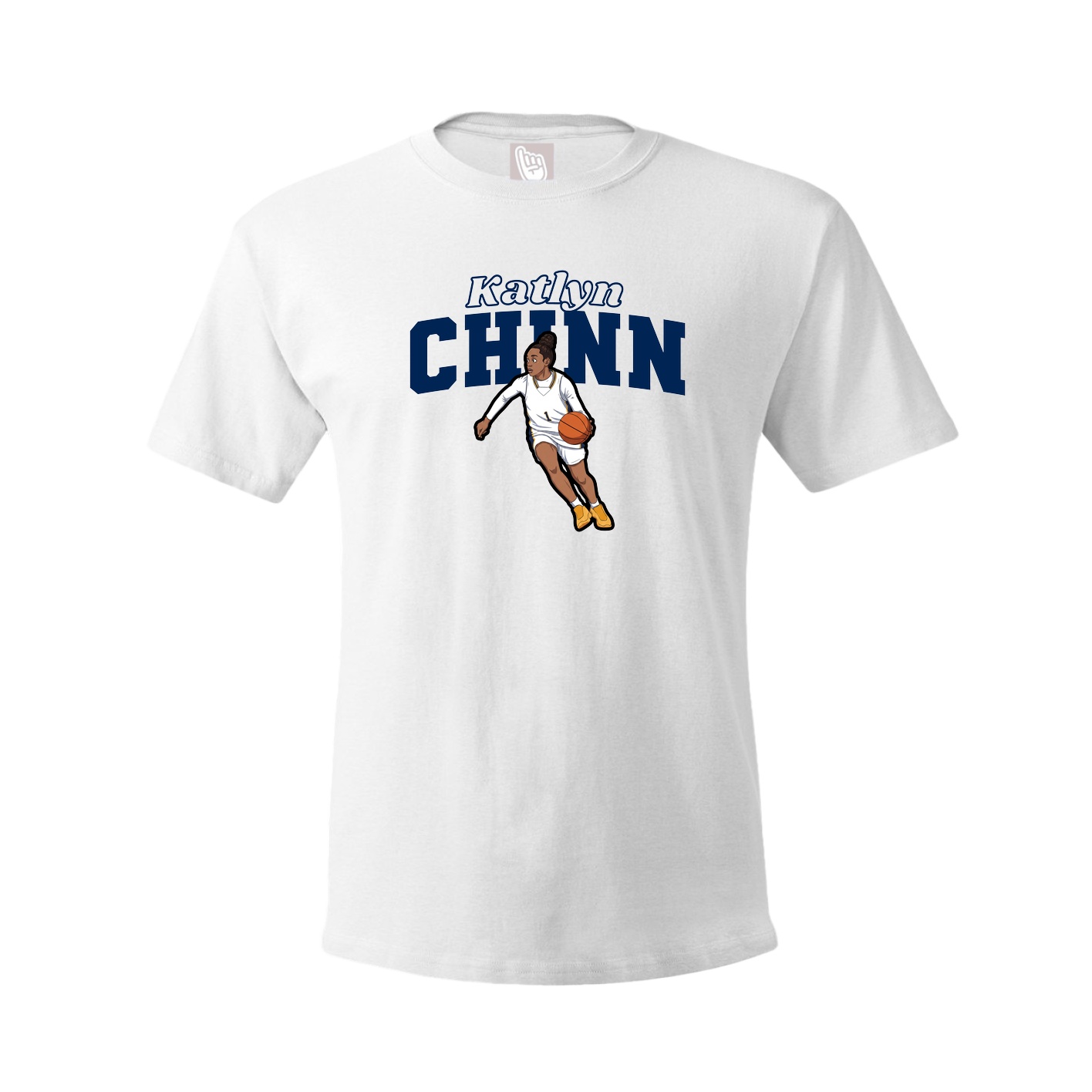 Tee — Name Arch in White