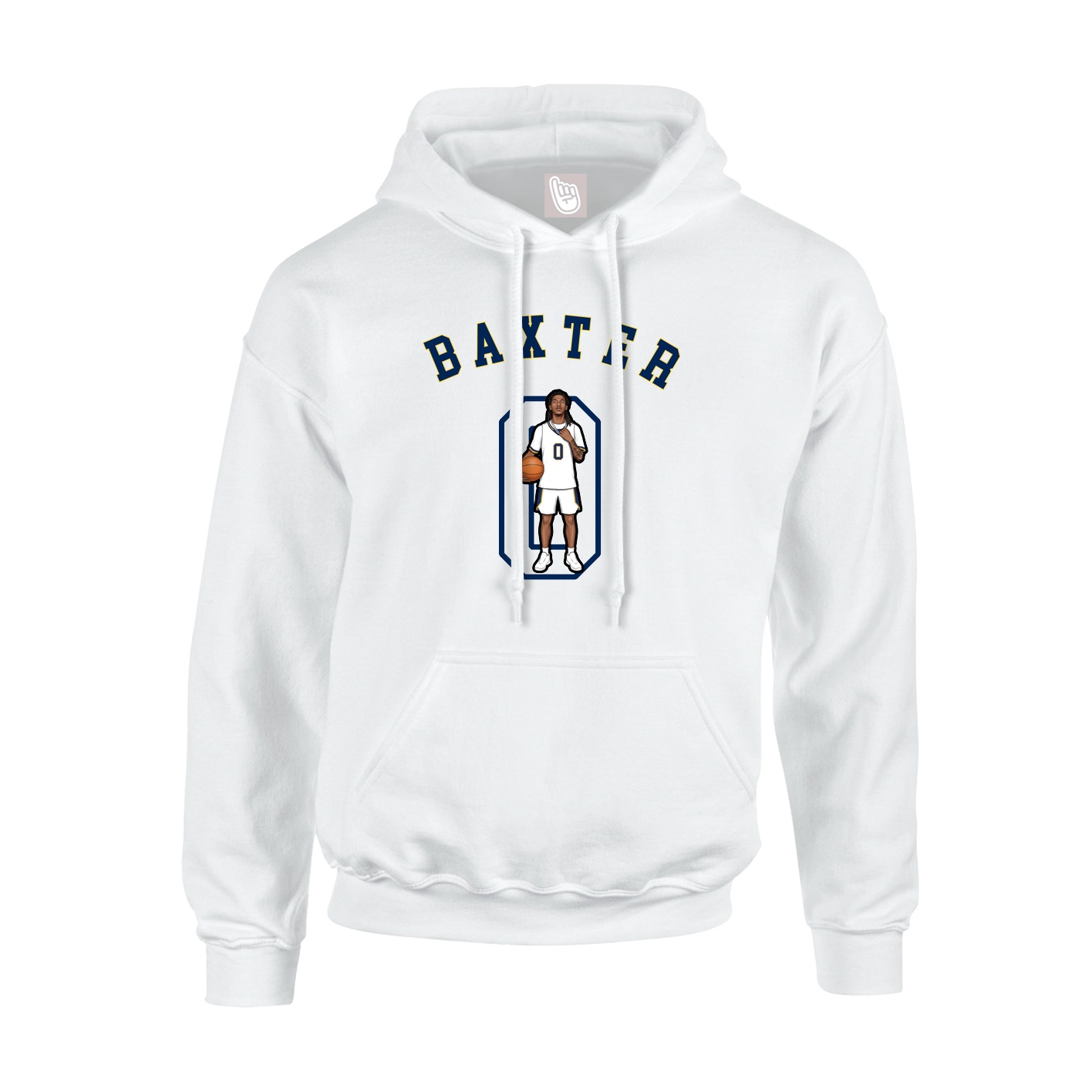 Hoodie — Shirsey Arch in White