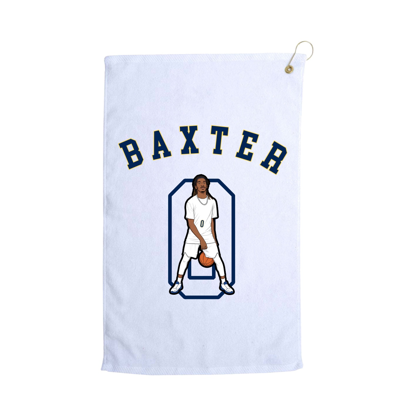Golf Towel — Shirsey Arch in White