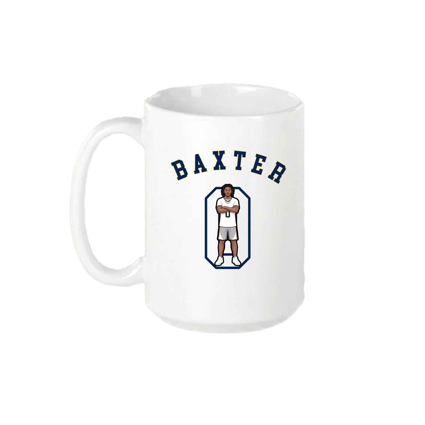 15oz Coffee Mug — Shirsey Arch in White