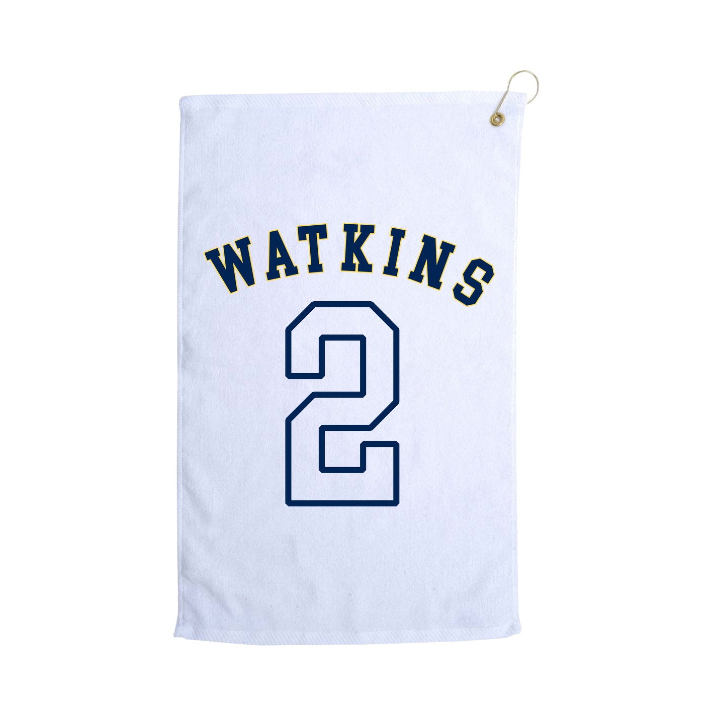 Golf Towel — Shirsey Arch in White