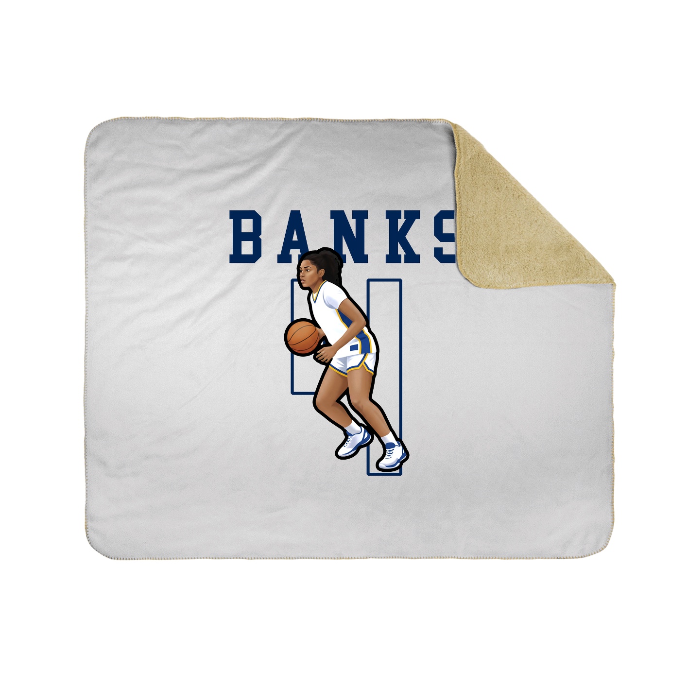 Throw Blanket — Shirsey in White
