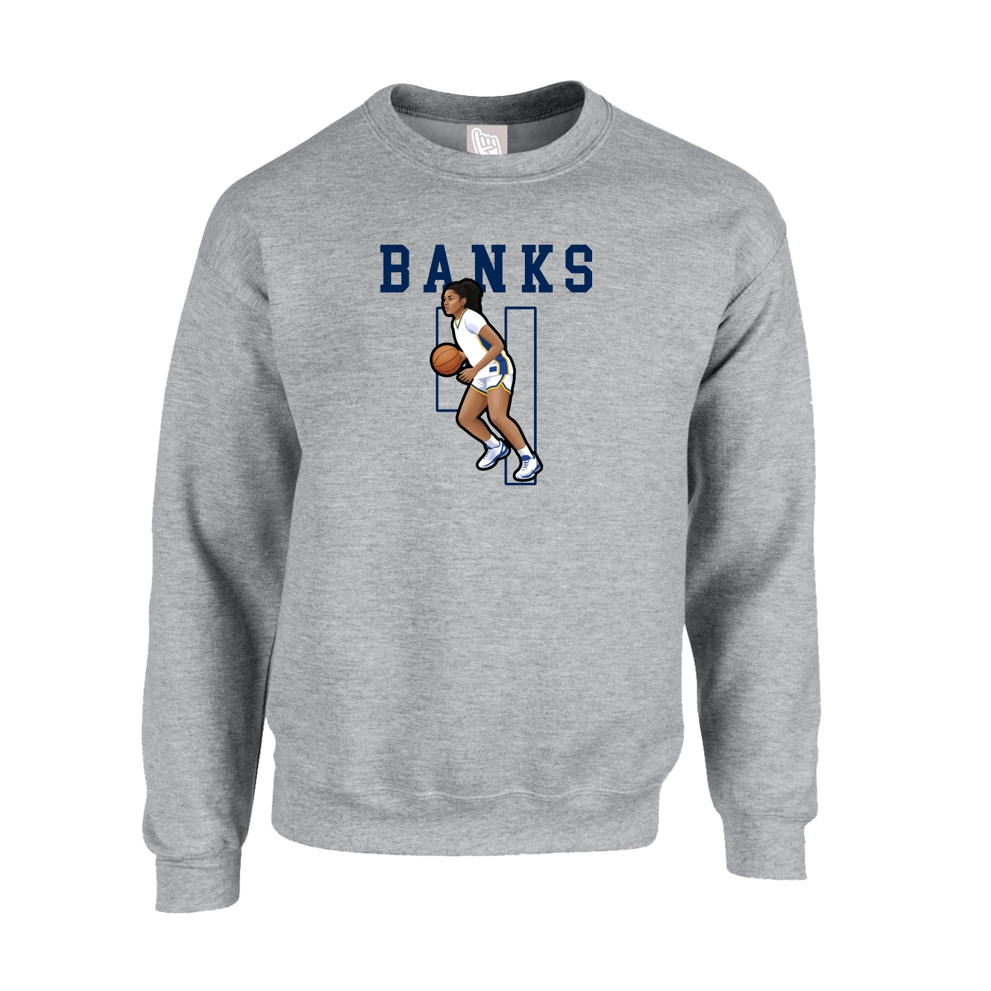 Fleece Crew — Shirsey in Grey