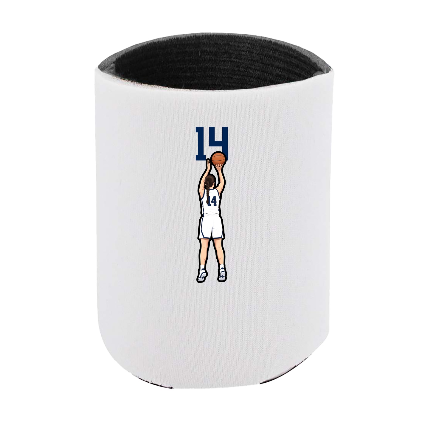 Can Holder — Number Top in White