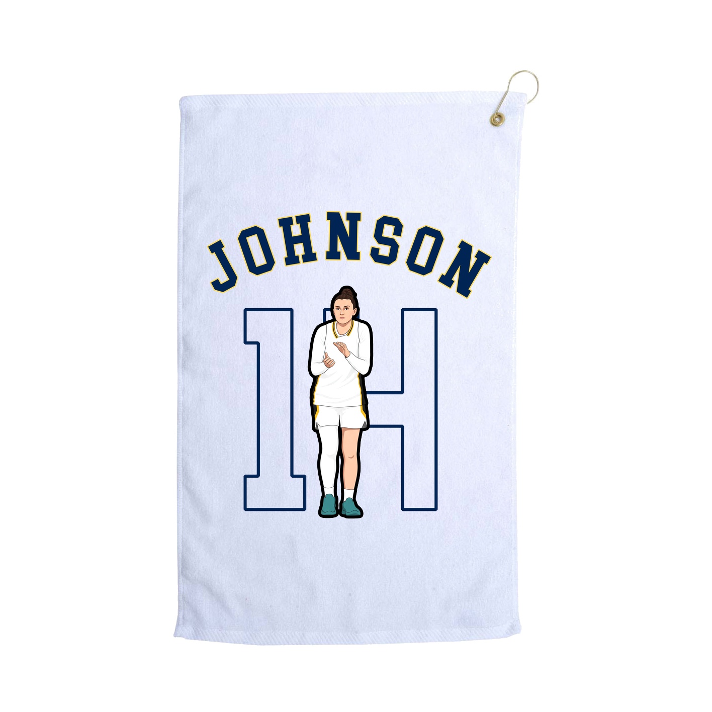 Golf Towel — Shirsey Arch in White
