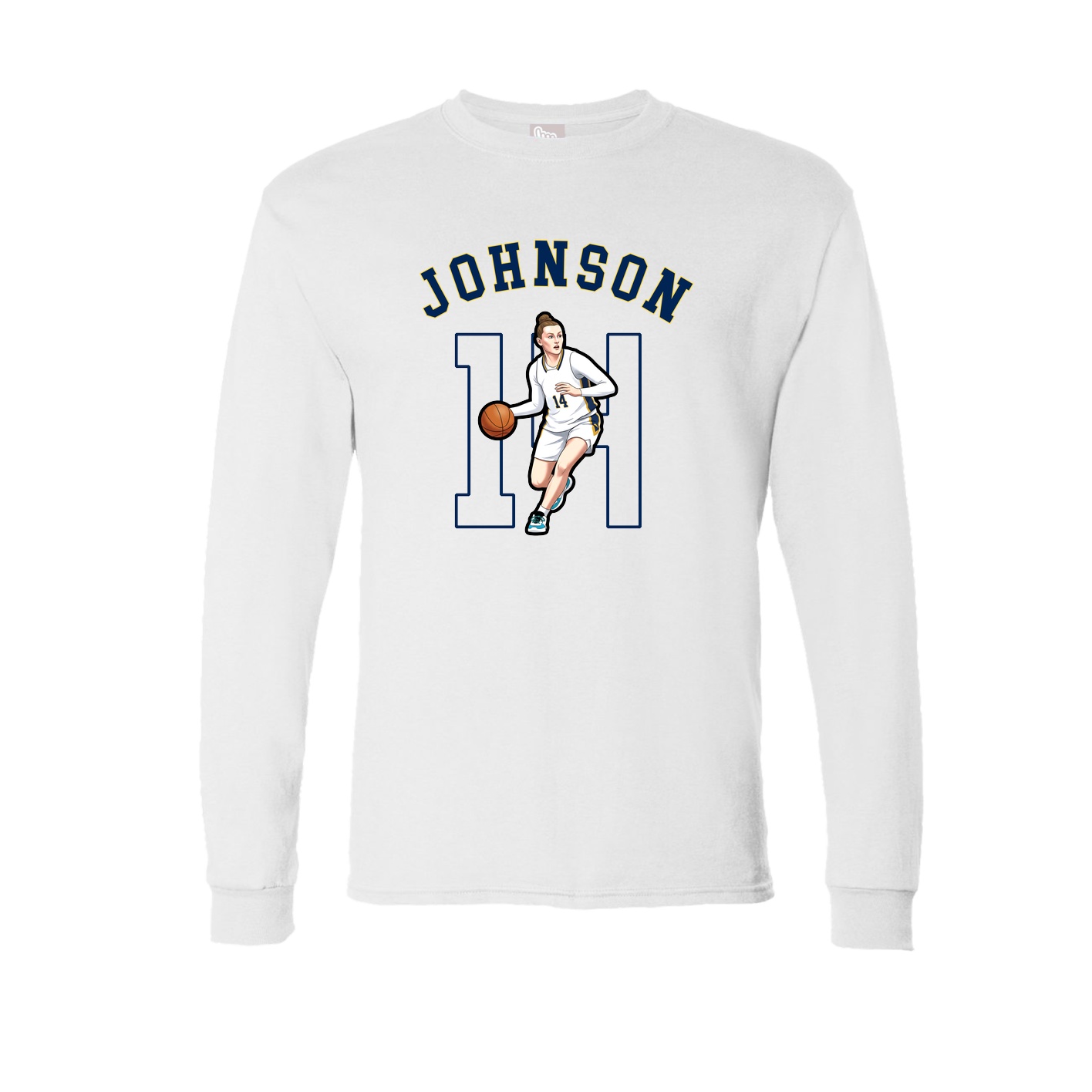 Long Sleeve Tee — Shirsey Arch in White