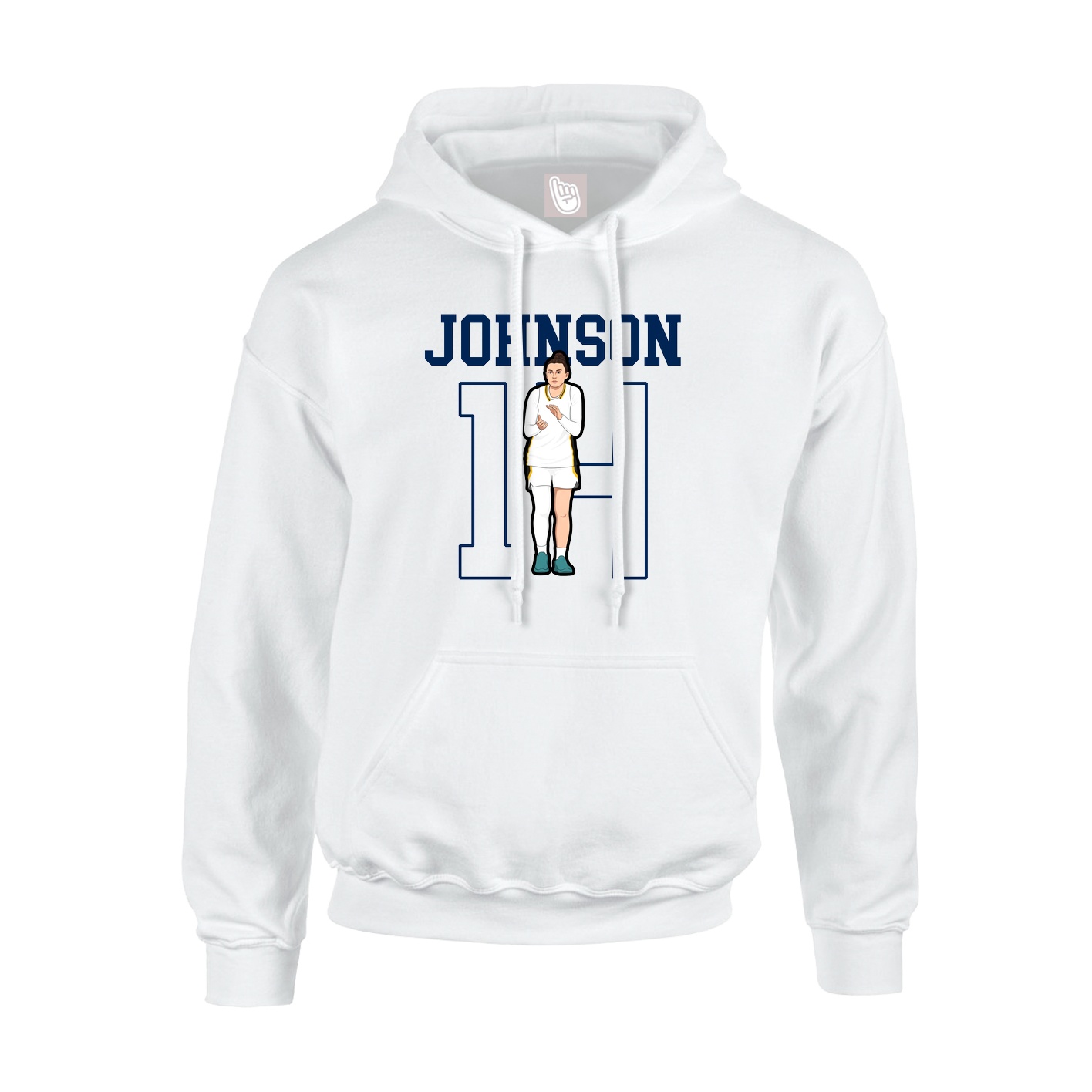 Hoodie — Shirsey in White