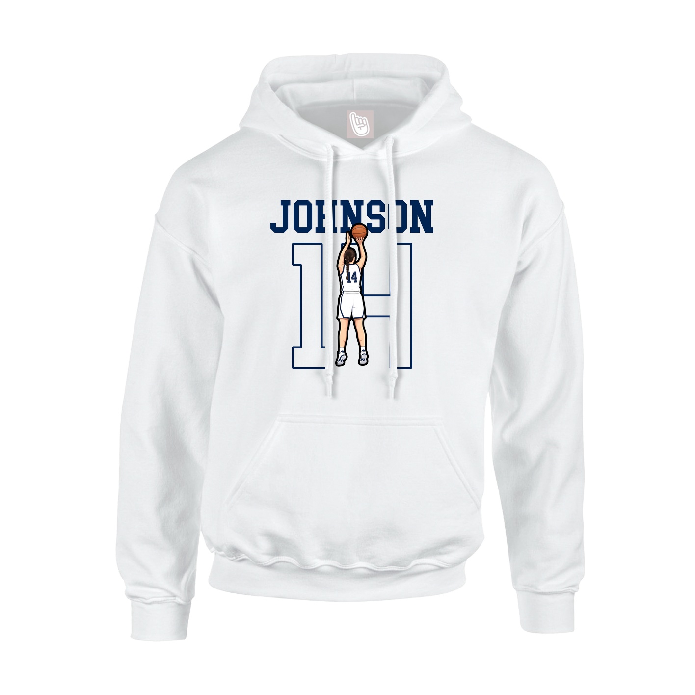 Hoodie — Shirsey in White