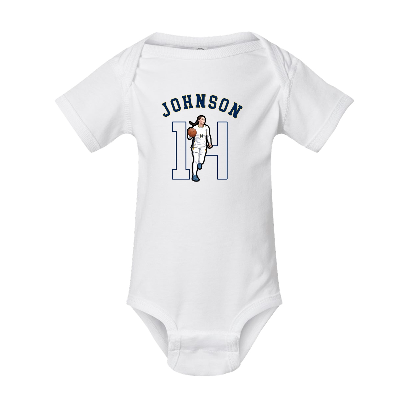 Baby Onesie — Shirsey Arch in White