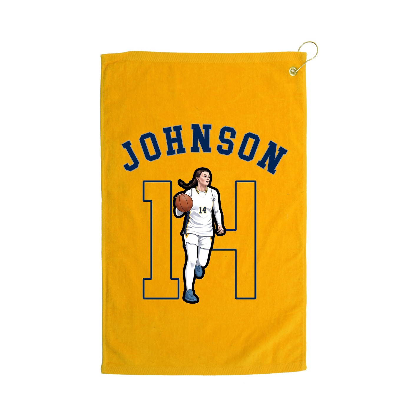 Golf Towel — Shirsey Arch in Gold