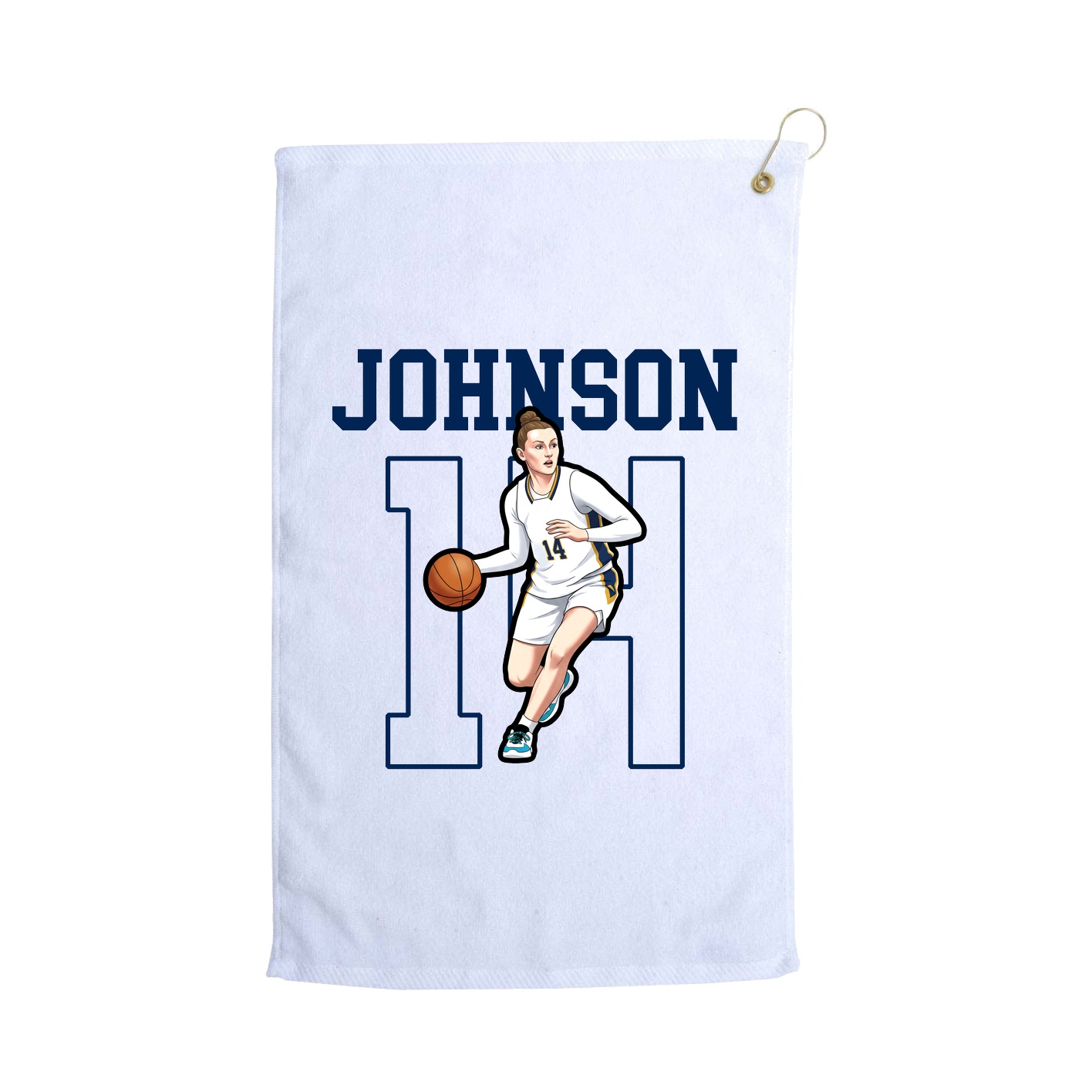 Golf Towel — Shirsey in White