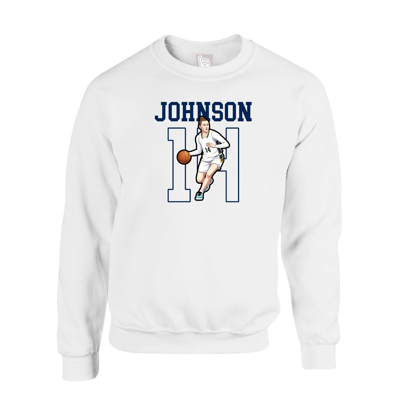 Fleece Crew — Shirsey in White