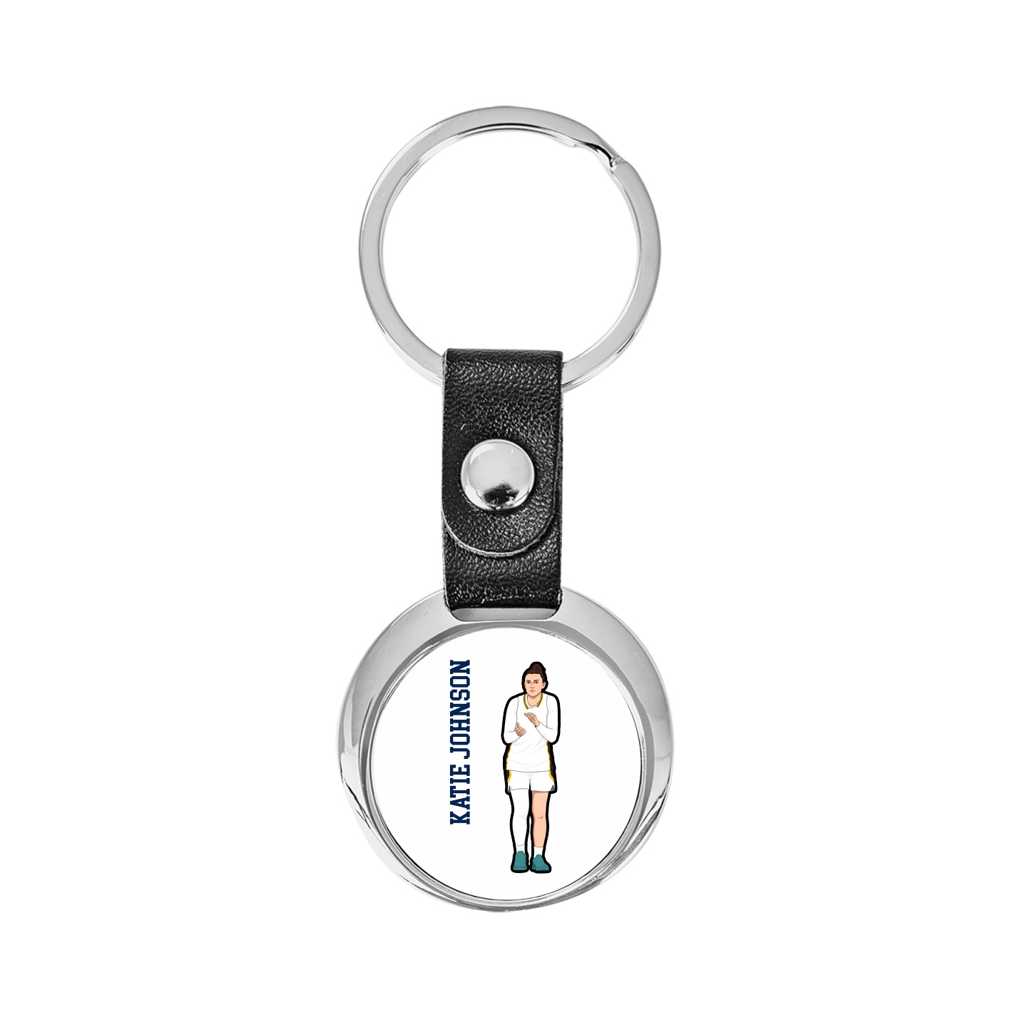 Key Chain — Name Vertical in Classic