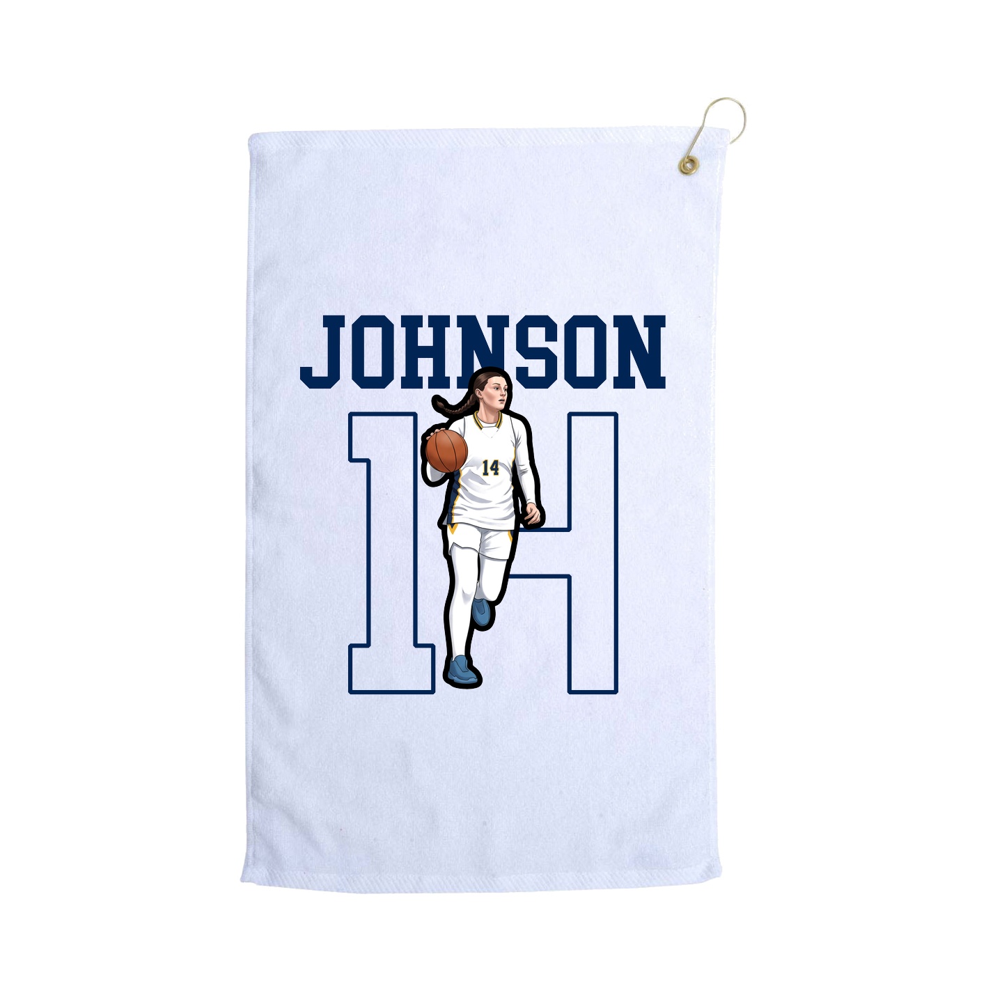 Golf Towel — Shirsey in White