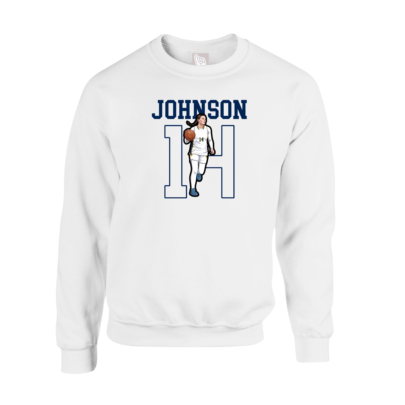 Fleece Crew — Shirsey in White