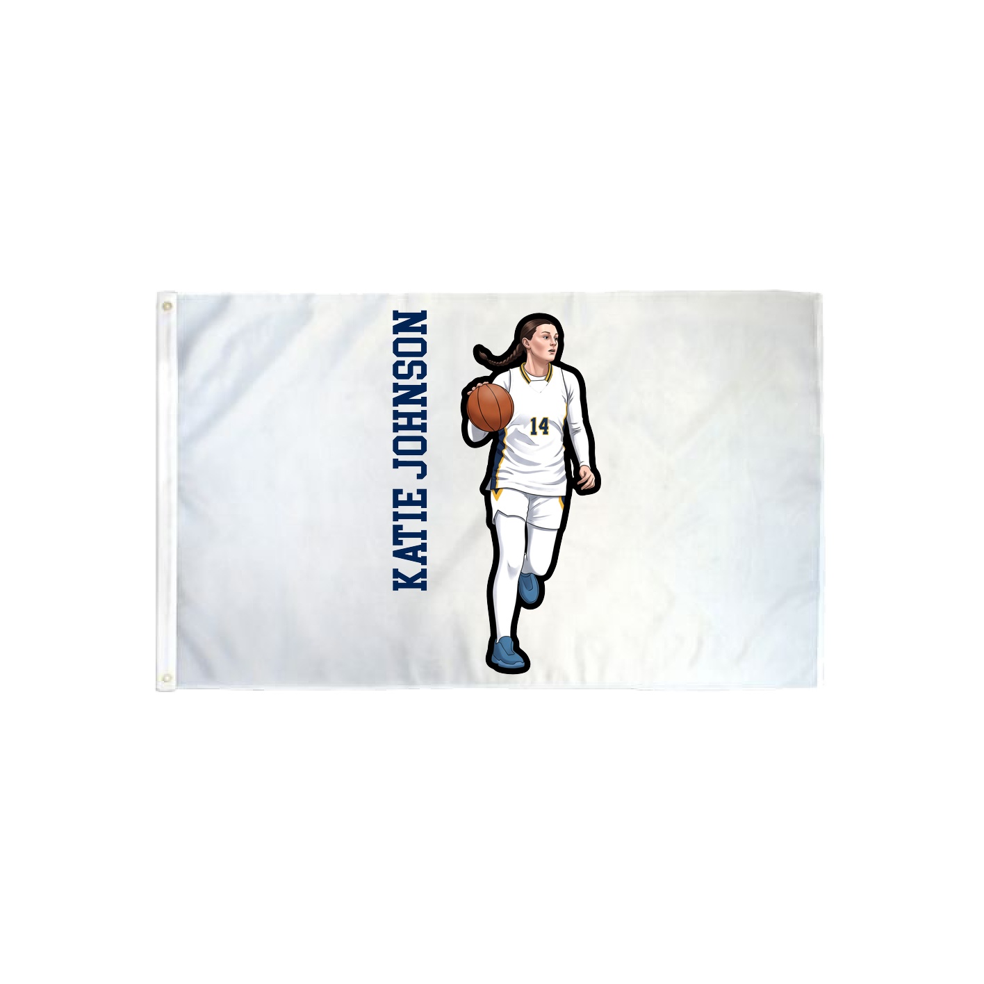 3x5 Flag — Name Vertical in Classic