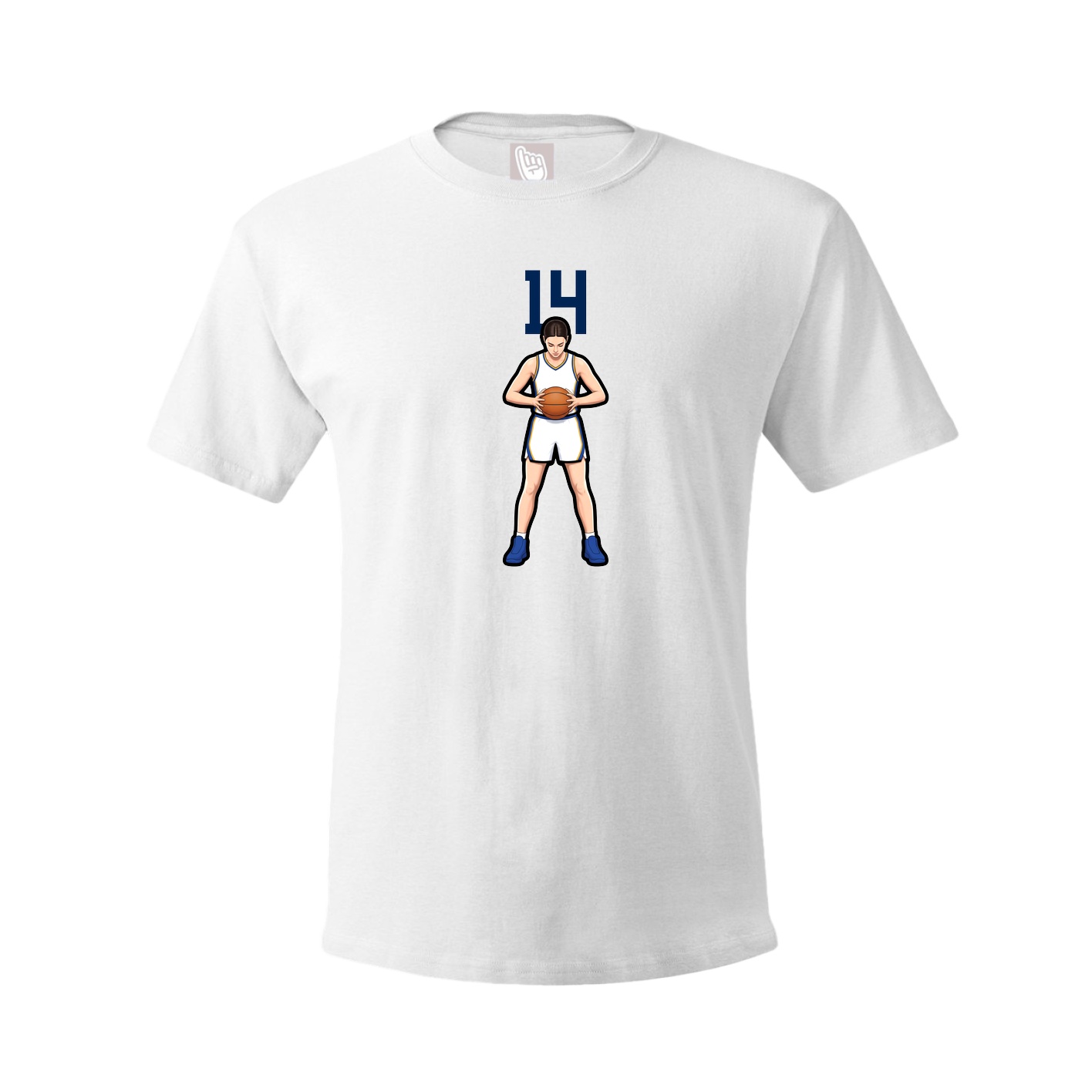 Tee — Number Top in White