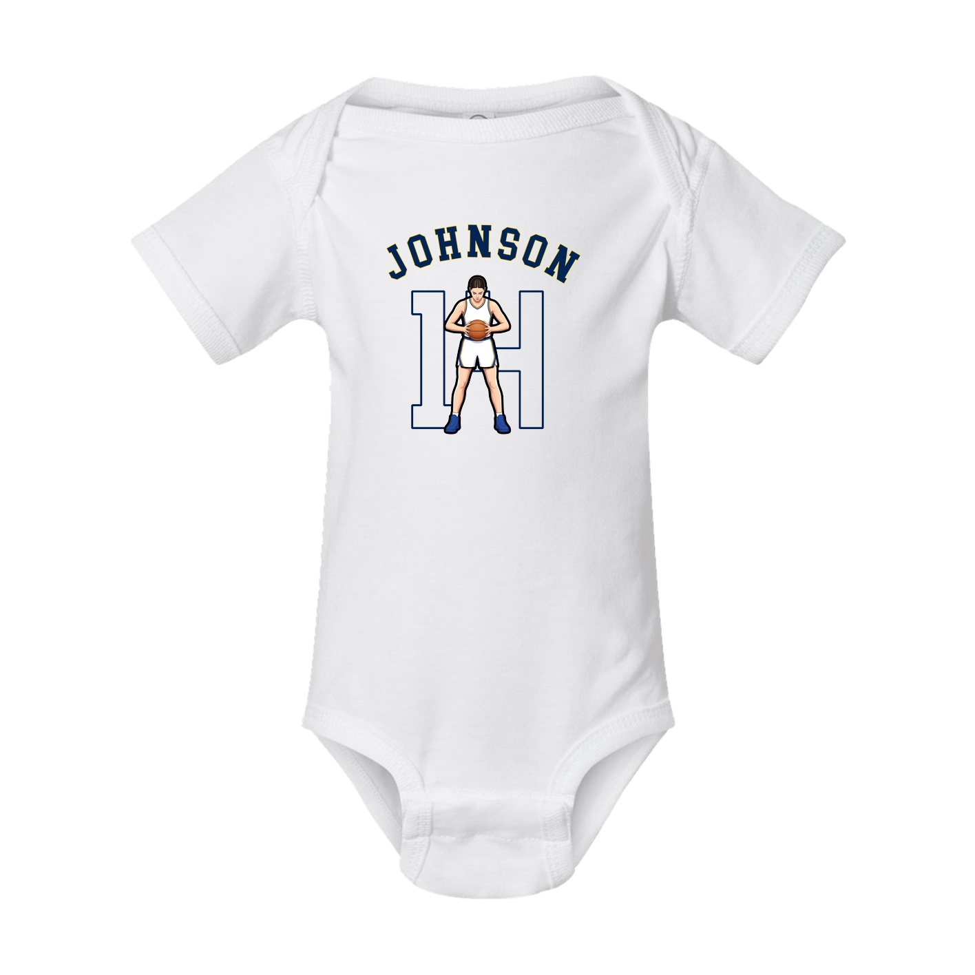 Baby Onesie — Shirsey Arch in White