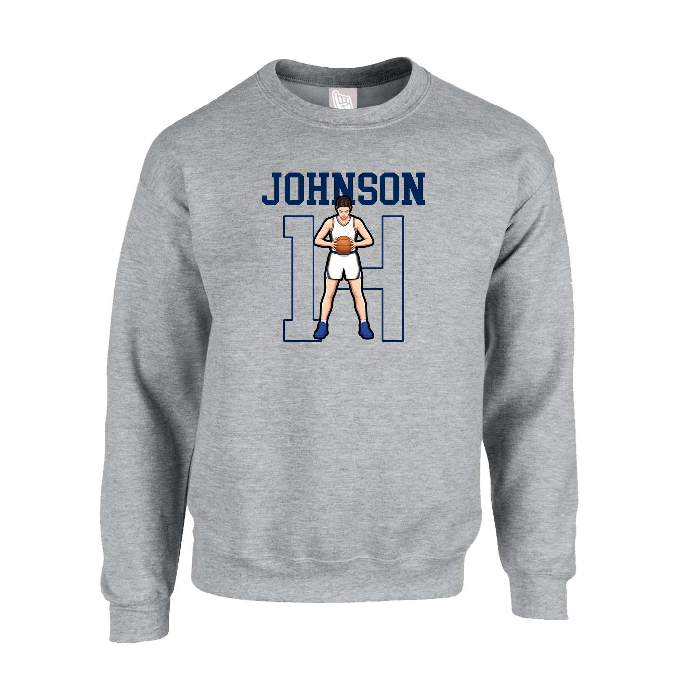 Fleece Crew — Shirsey in Grey