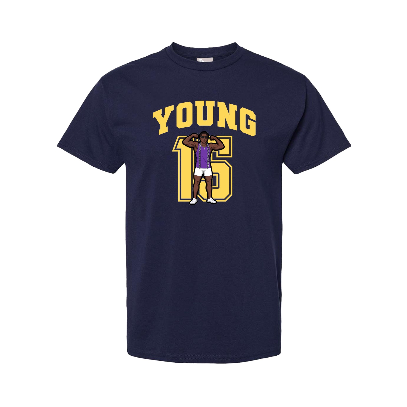 Tee — Number in Navy