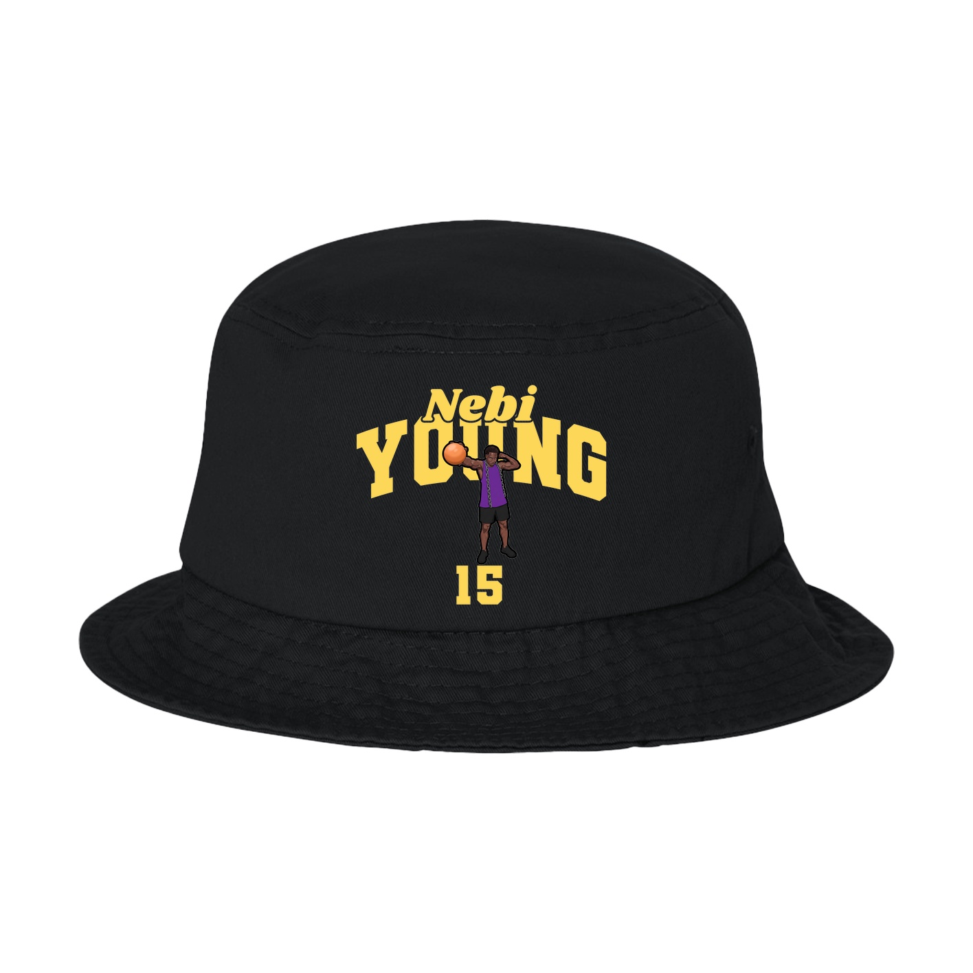 Bucket Cap — Signature Arch in Black