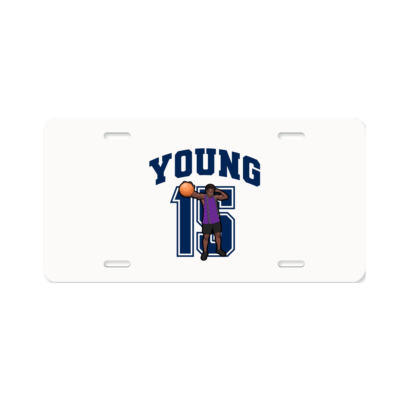 License Plate — Number in Classic