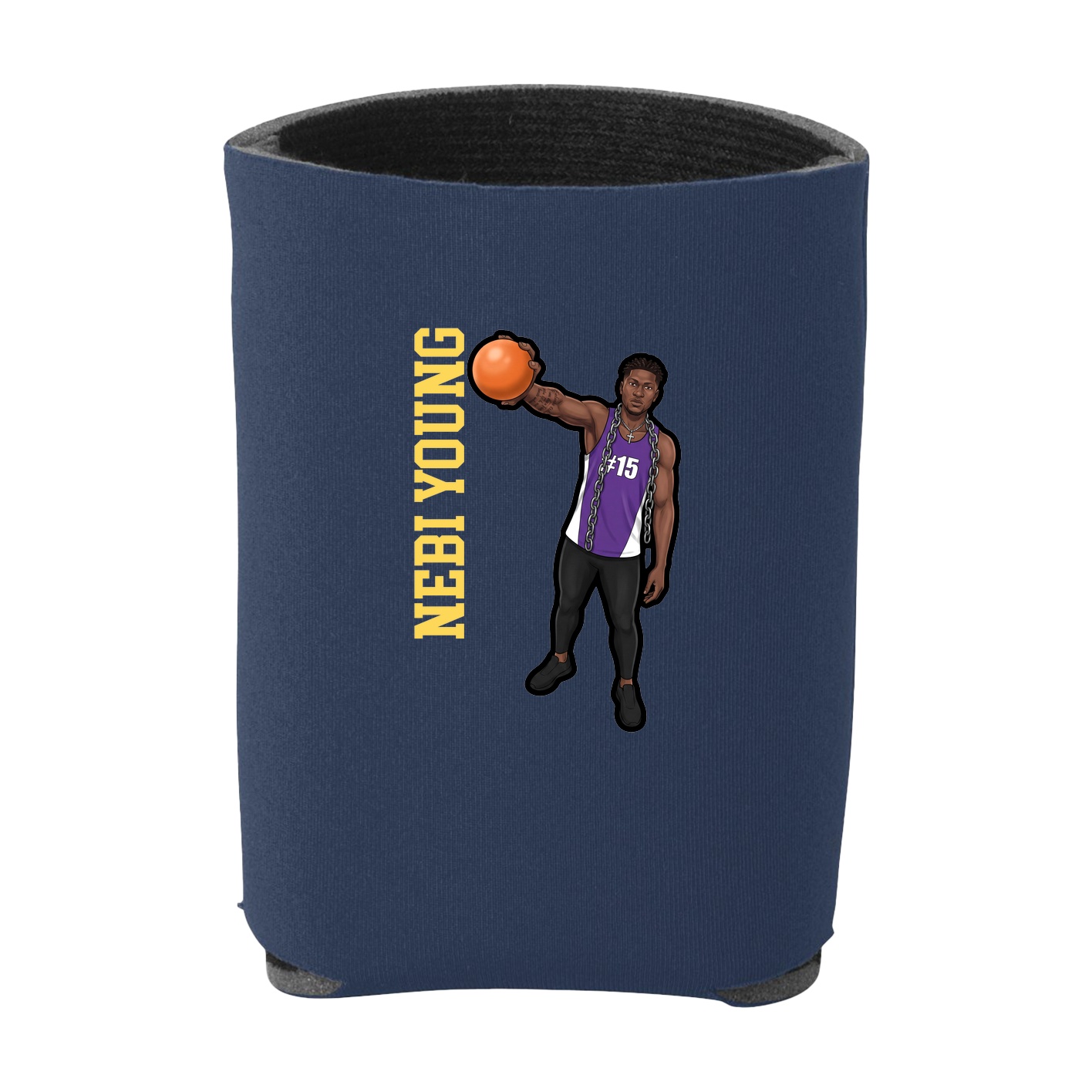 Can Holder — Name Vertical in Navy