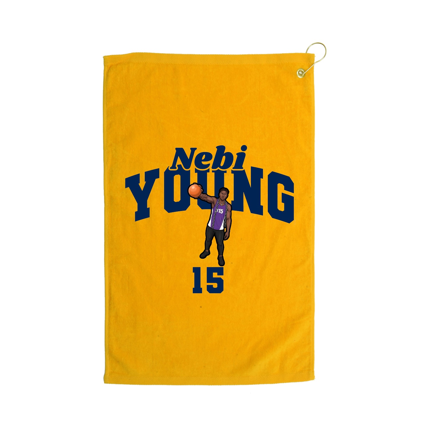 Golf Towel — Signature Arch in Gold