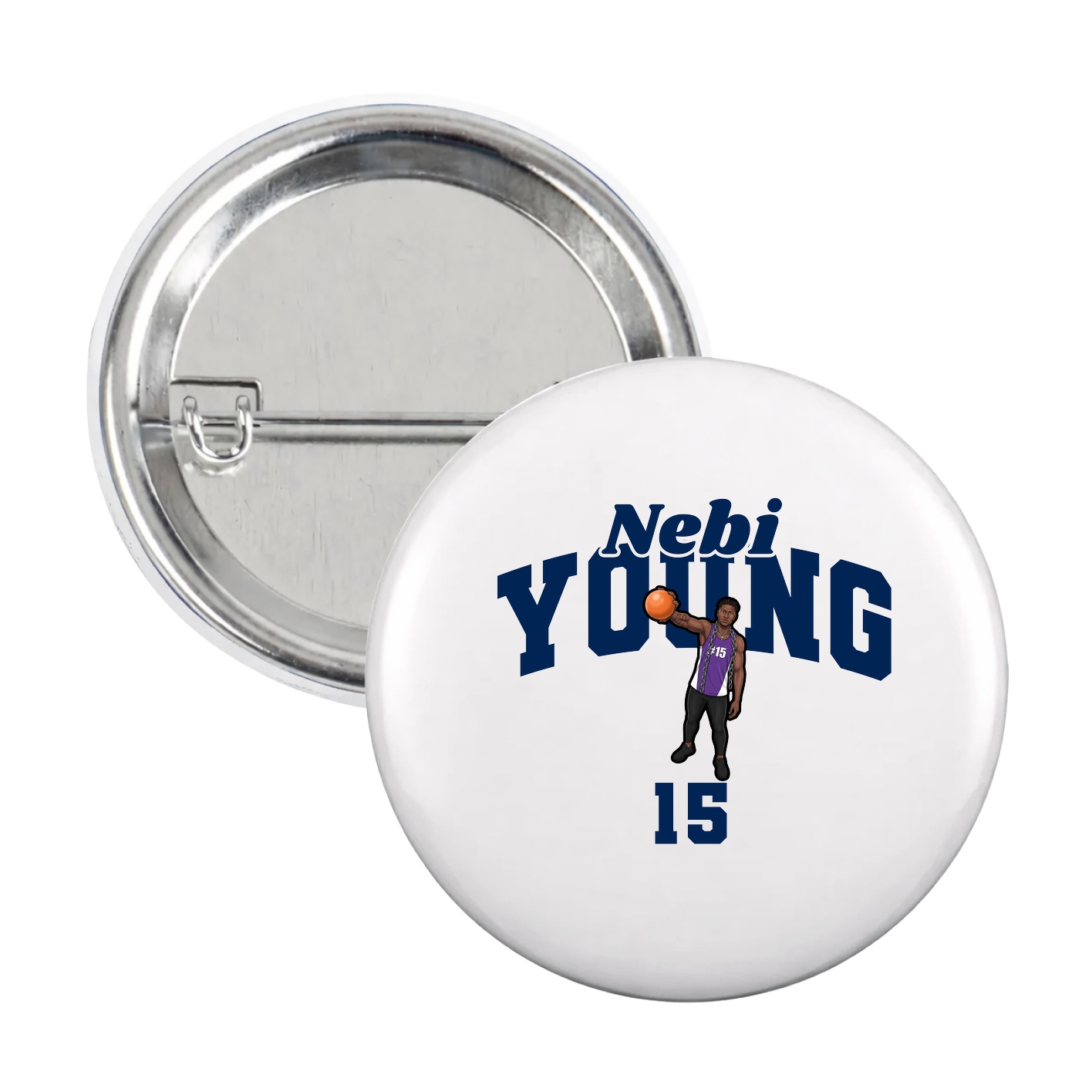 Game Day Button — Signature Arch in White