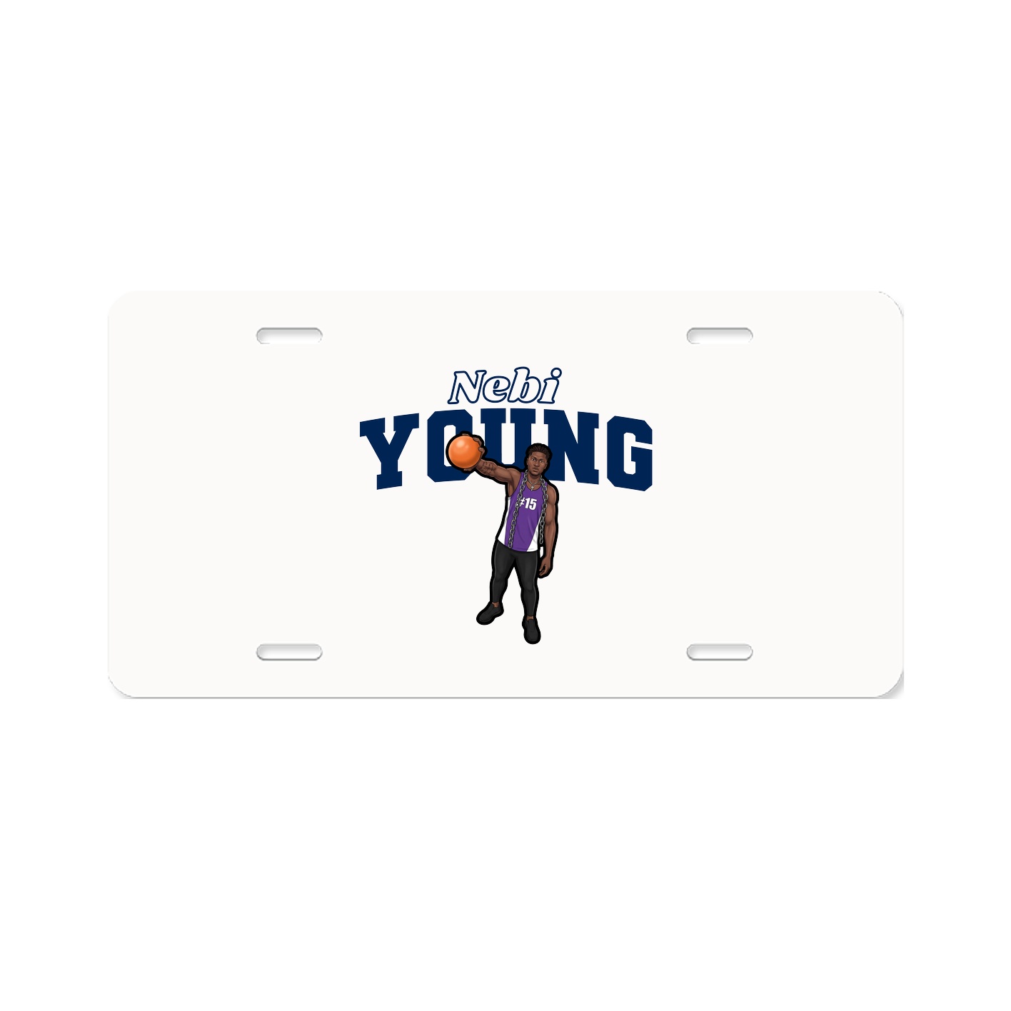 License Plate — Name Arch in Classic