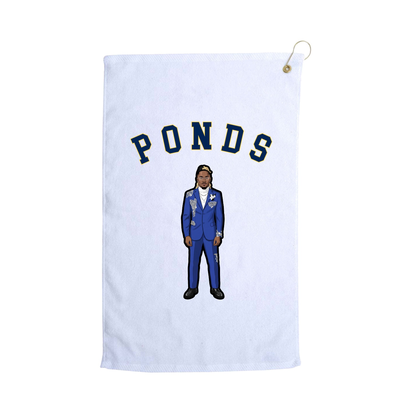 Golf Towel — Shirsey Arch in White