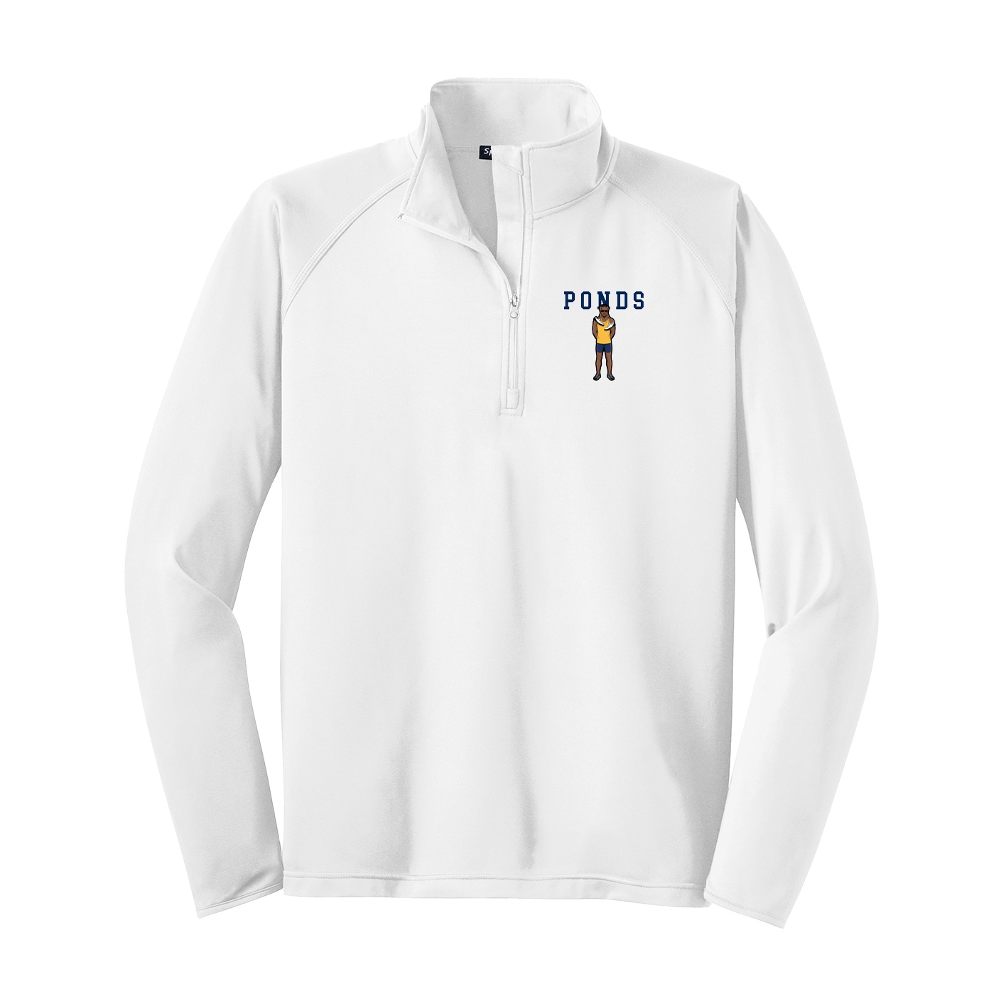 Q-Zip Pullover — Shirsey in White