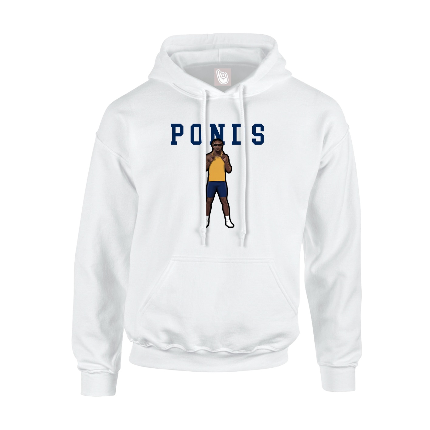 Hoodie — Shirsey in White