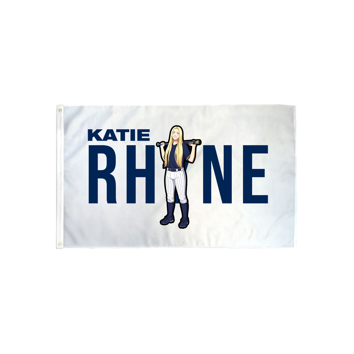 3x5 Flag — Player Name in Classic