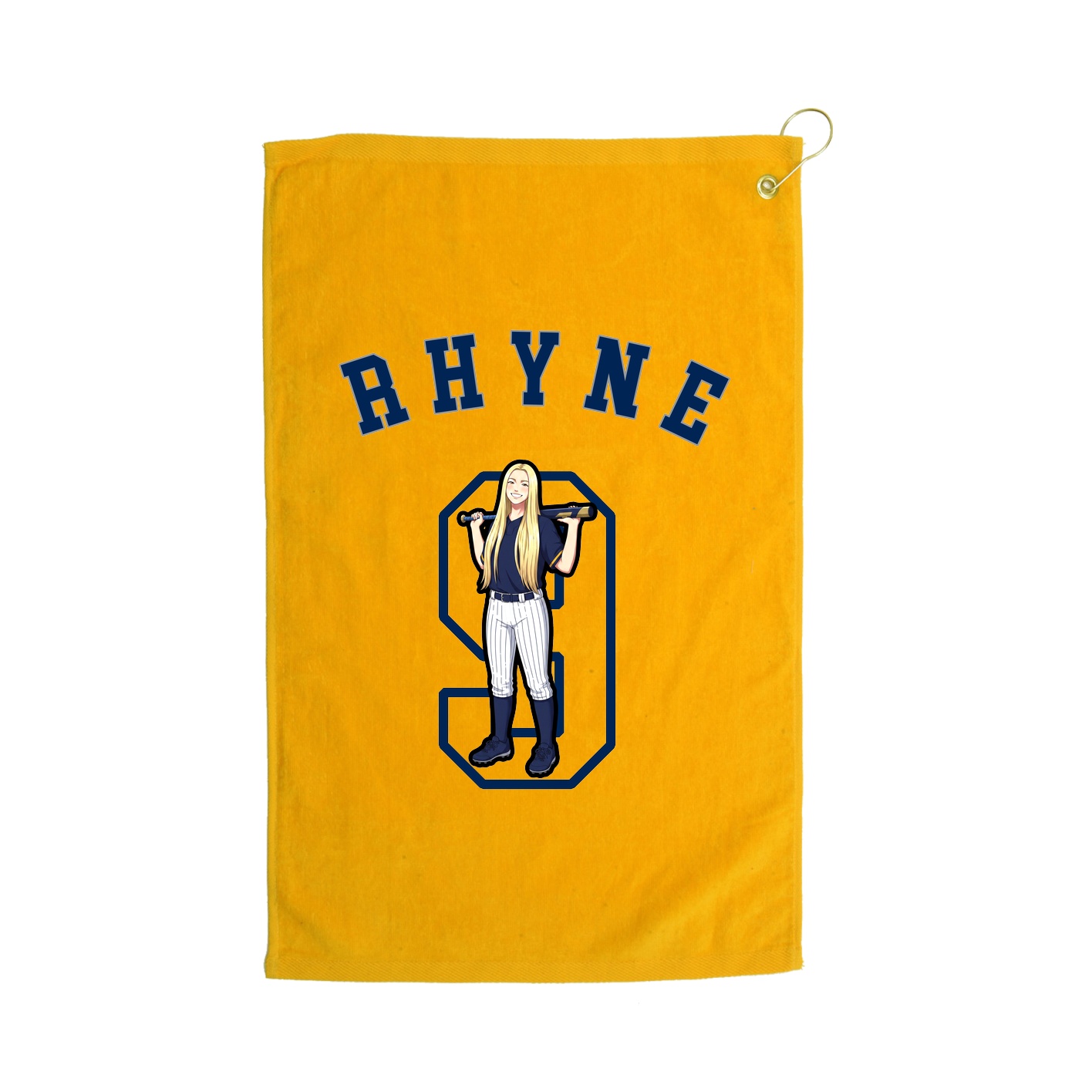 Golf Towel — Shirsey Arch in Gold