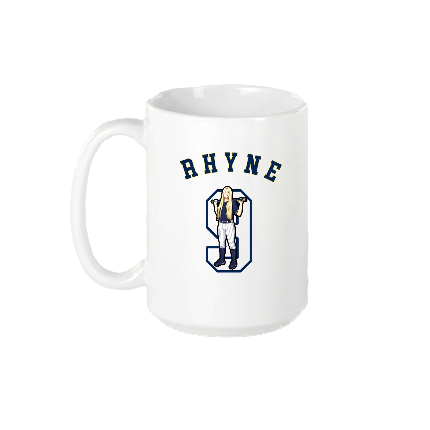 15oz Coffee Mug — Shirsey Arch in White