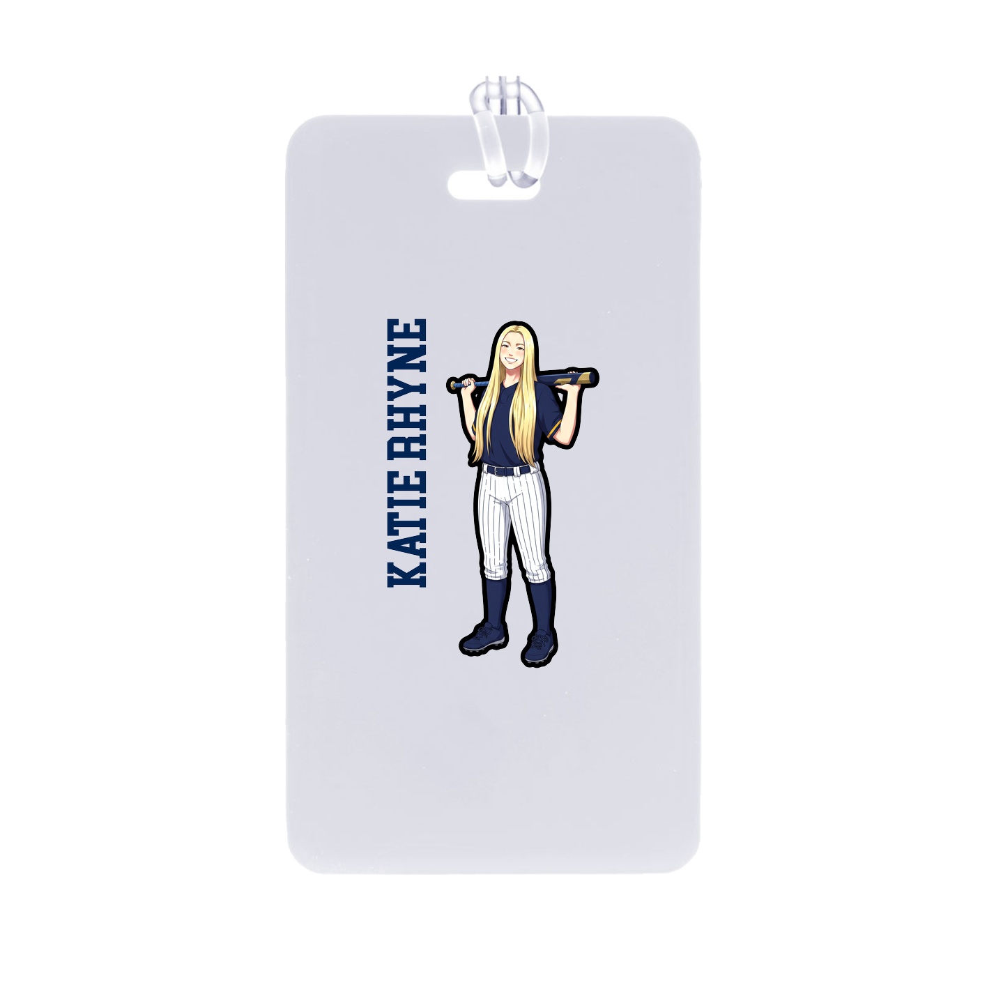 Bag Tag — Name Vertical in Classic