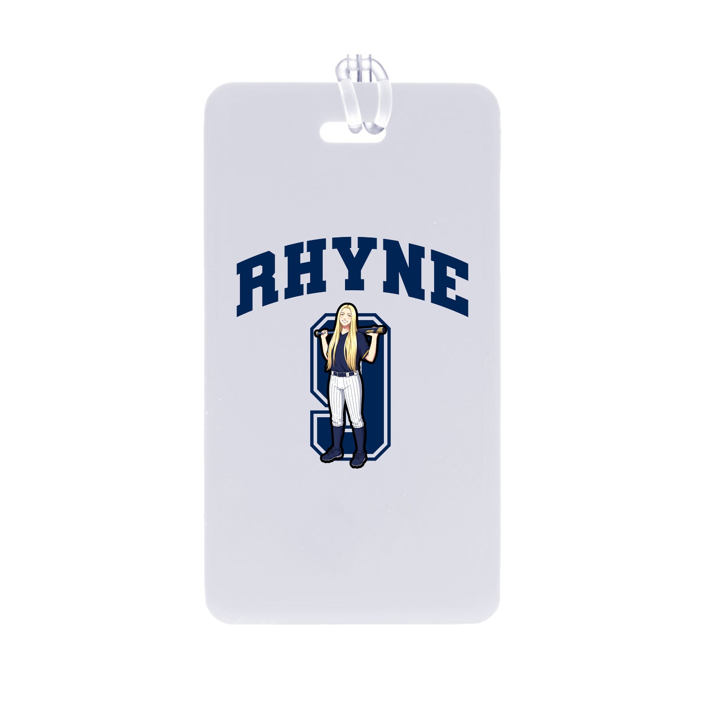 Bag Tag — Number in Classic