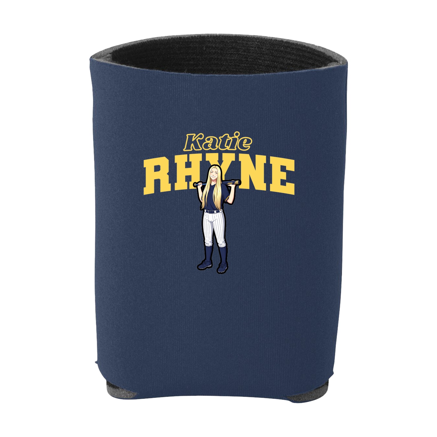 Can Holder — Name Arch in Navy