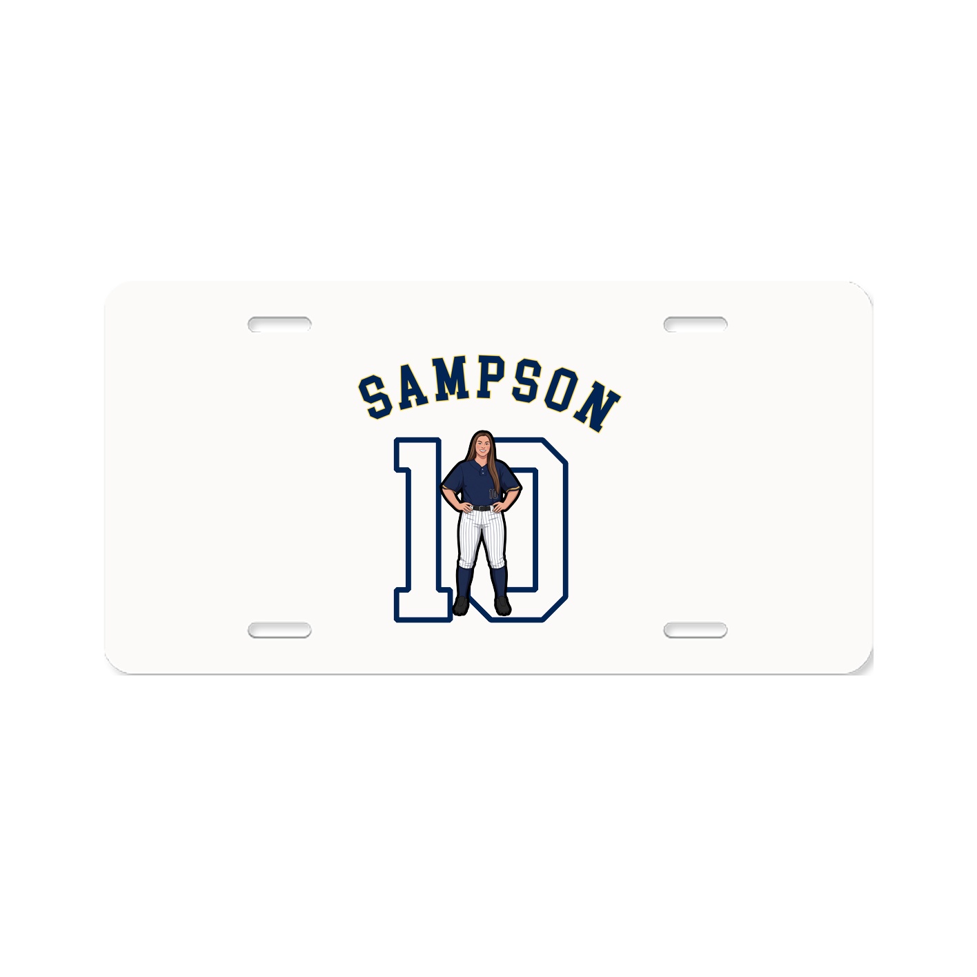 License Plate — Shirsey Arch in Classic