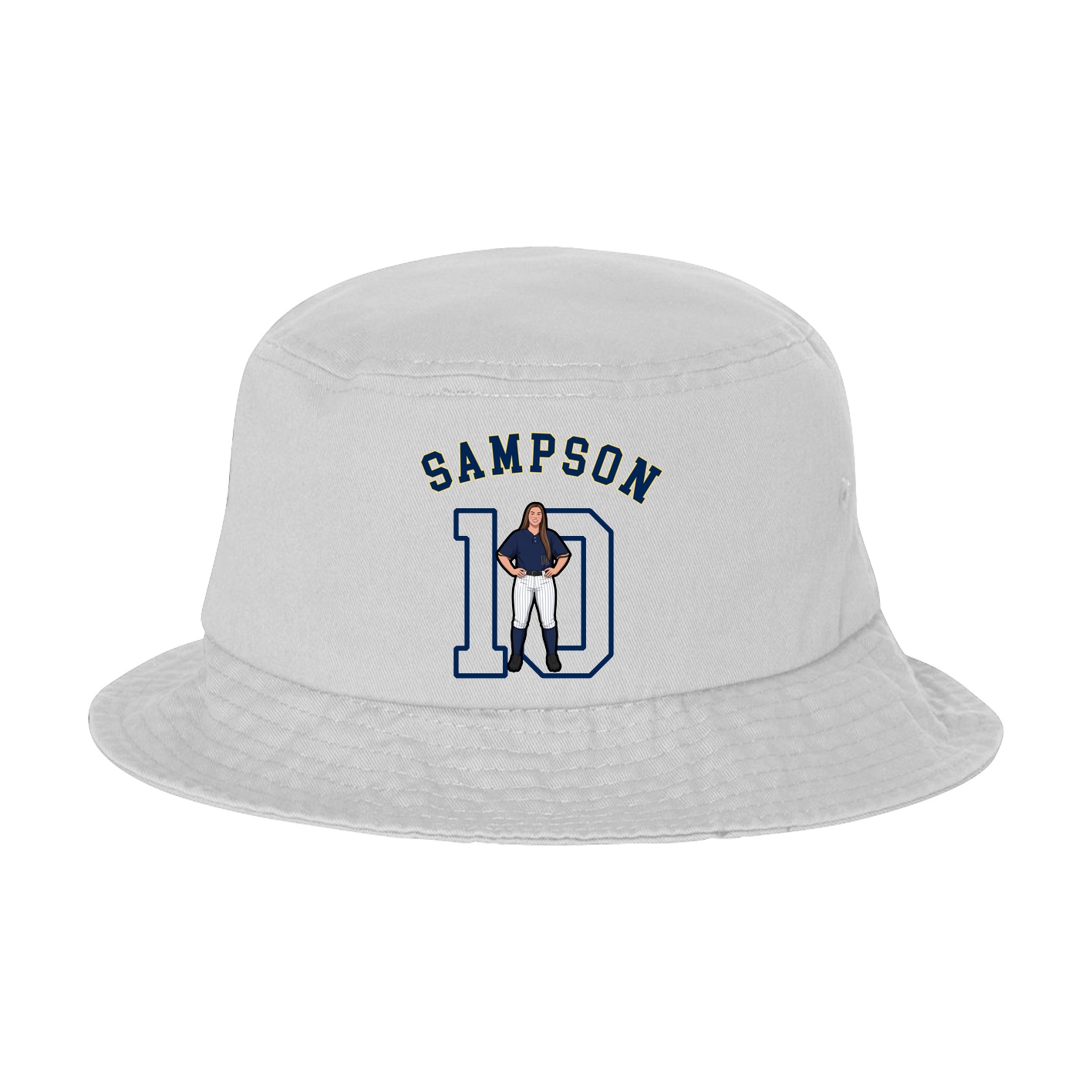 Bucket Cap — Shirsey Arch in White