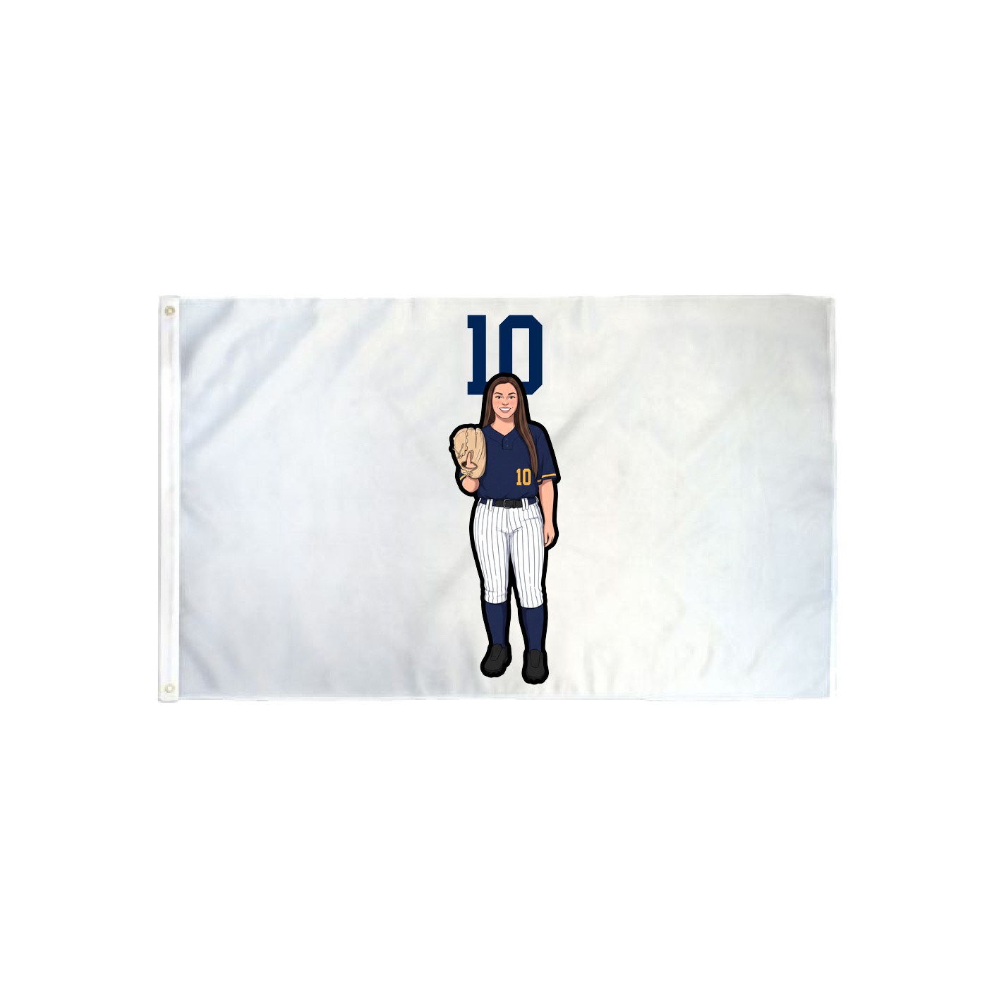 3x5 Flag — Number Top in Classic