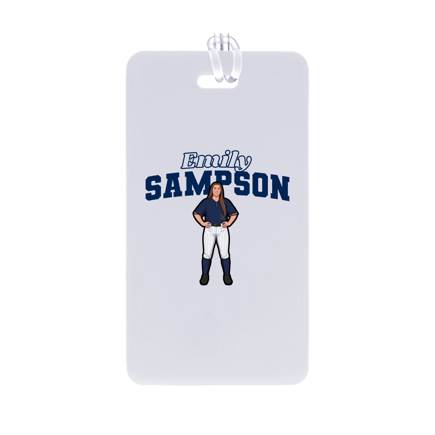 Bag Tag — Name Arch in Classic