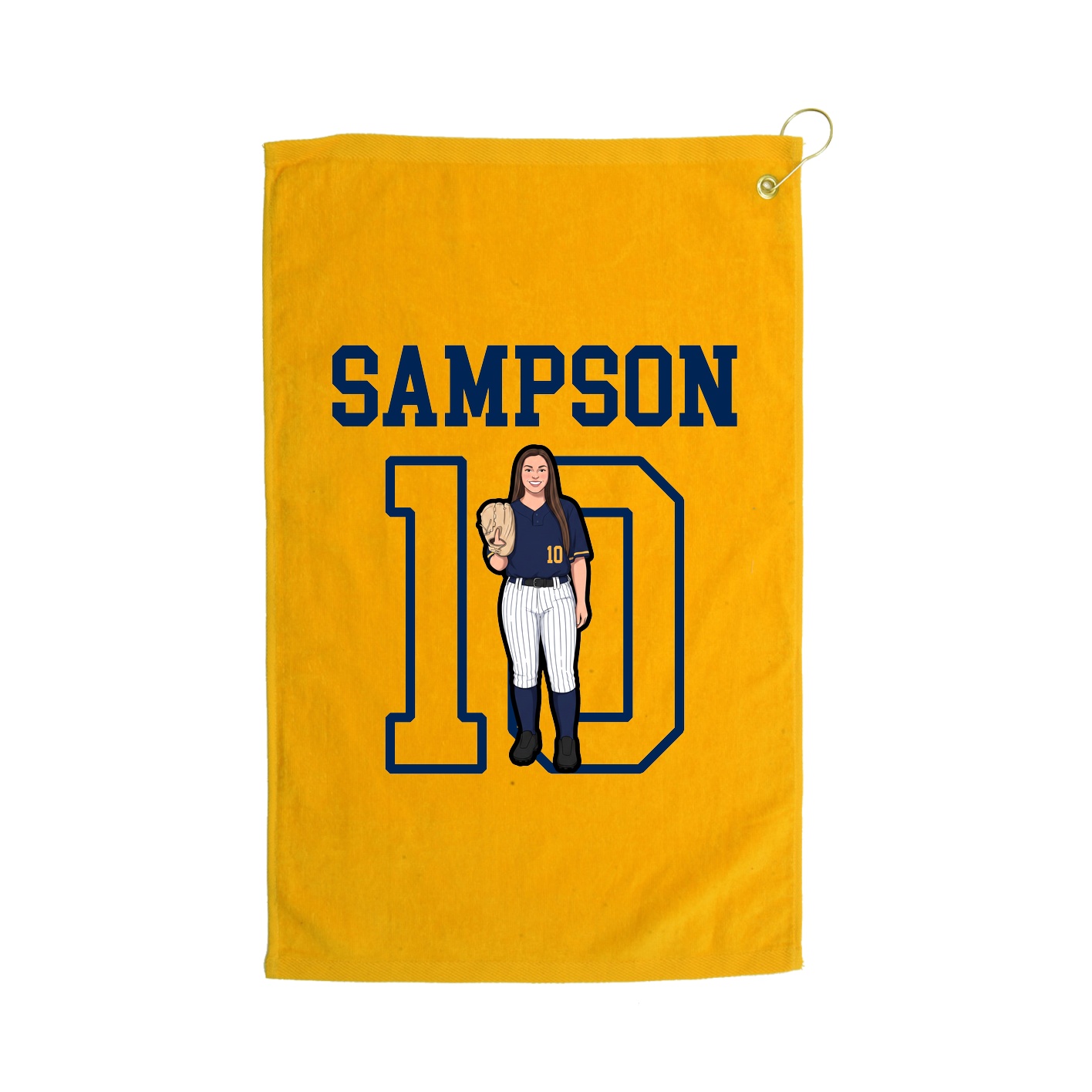Golf Towel — Shirsey in Gold